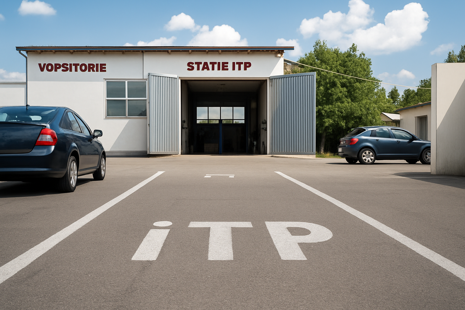 Stație ITP Voluntari - vedere din față