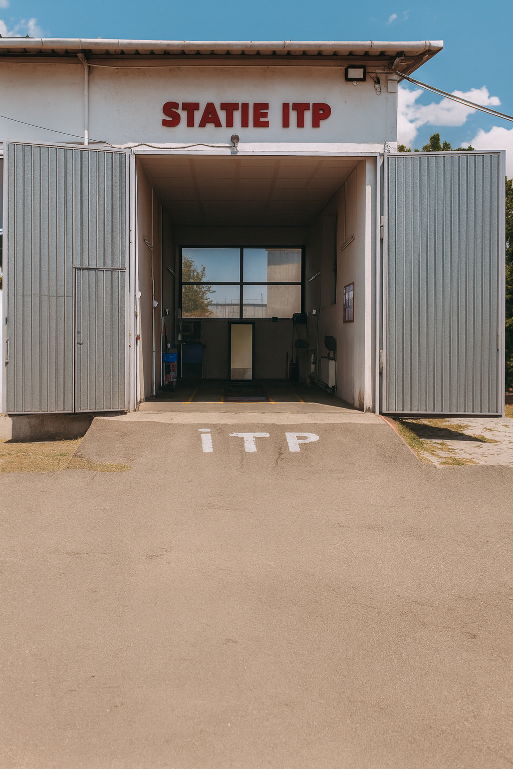 Stație ITP - intrare principală