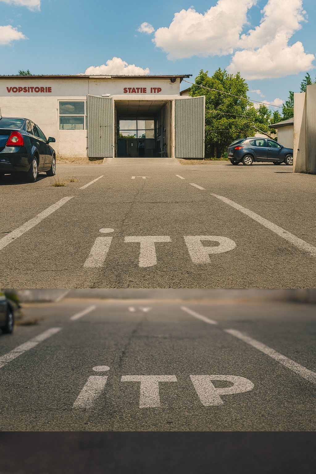 Exterior stație ITP Voluntari